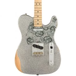 Electric Guitars Fender - Brad Paisley Road Worn Telecaster®, Maple Fingerboard, Silver Sparkle