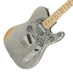 Electric Guitars Fender - Brad Paisley Road Worn Telecaster®, Maple Fingerboard, Silver Sparkle