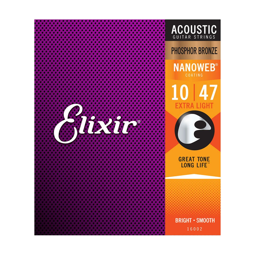 See All Elixir 16002 Nanoweb Phosphor Bronze Extra Light 10-47