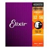 See All Elixir 16077 - Nanoweb Phosphor Bronze Light - Medium 12-56 Acoustic Guitar Strings