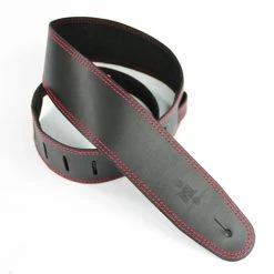 See All DSL SGE25-15-6 Strap 2.5" Single Ply Black With Red Stitch