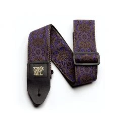 See All Ernie Ball E4164 Jacquard Strap - Purple Paisley