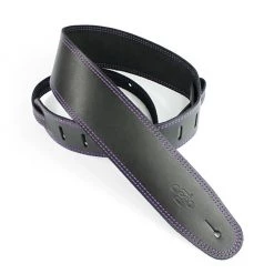 DSL SGE25-15-9 Strap 2.5" Single Ply Black With Purple Stitch See All
