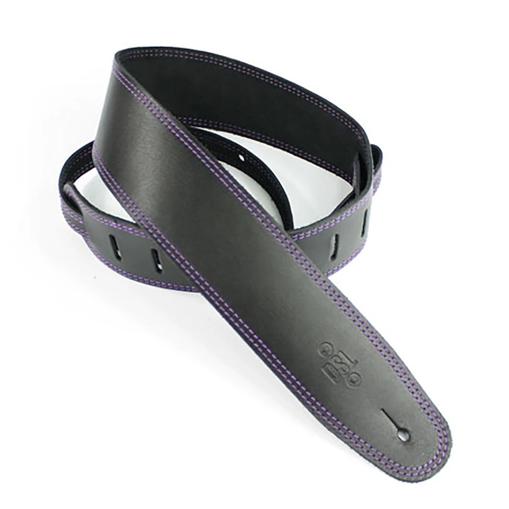 DSL SGE25-15-9 Strap 2.5" Single Ply Black With Purple Stitch See All