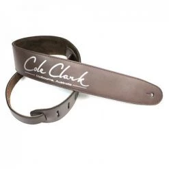 See All Cole Clark - Leather Guitar Strap - Saddle Brown