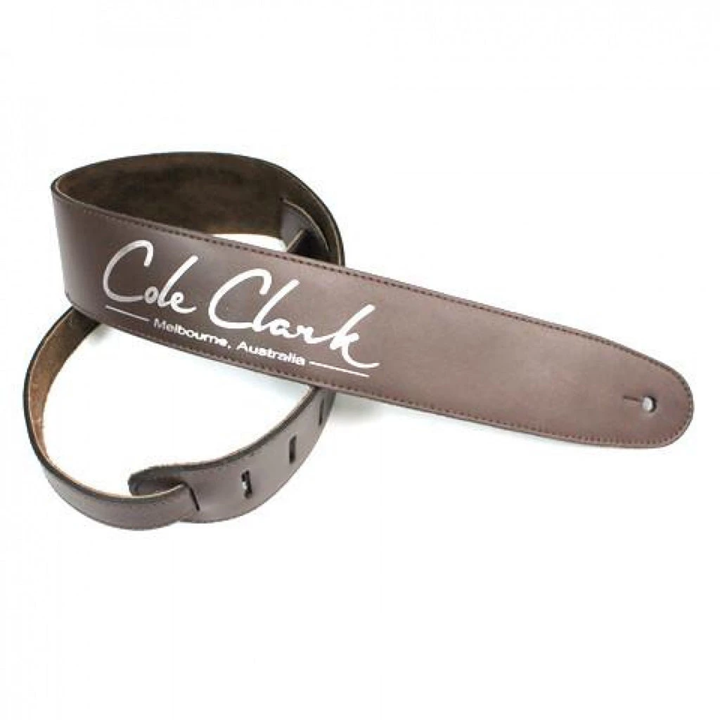 See All Cole Clark - Leather Guitar Strap - Saddle Brown