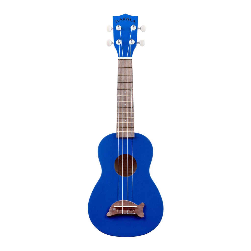 Makala Soprano Ukulele Dolphin Bridge - Metallic Blue Ukuleles