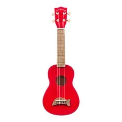 Makala Soprano Ukulele Dolphin Bridge - Red Ukuleles