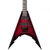 Electric Guitars Jackson USA Signature Corey Beaulieu King V™ KV6 - Ebony Fingerboard - Transparent Red Burst