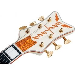 Electric Guitars Gretsch - G6136T-MGC Michael Guy Chislett Signature Falcon™ With Bigsby® - Ebony Fingerboard - Vintage White