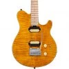 Sterling By Music Man Electric Guitars Sterling AX3FM -TGD-M1 Transparent Gold/Flame Maple Top