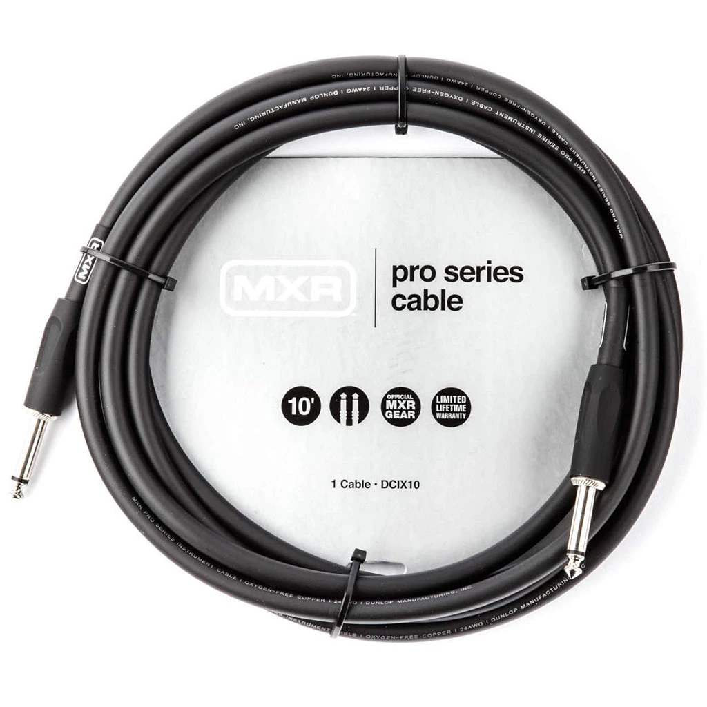 See All MXR DCIX10 Pro Series Straight To Straight Instrument Cable - 10 Foot
