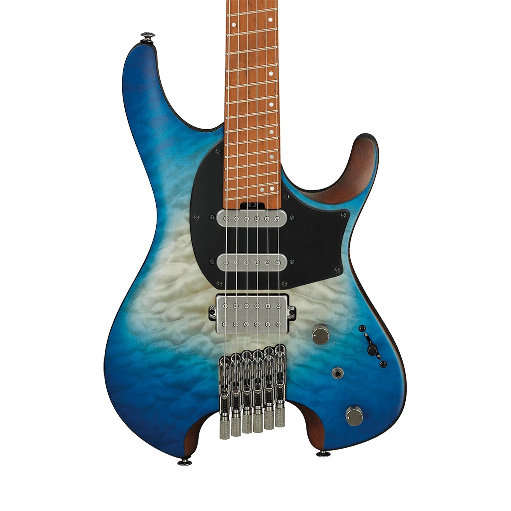 Ibanez - QX54QM Quest Premium Electric Guitar - Blue Sphere Burst Matte Electric Guitars