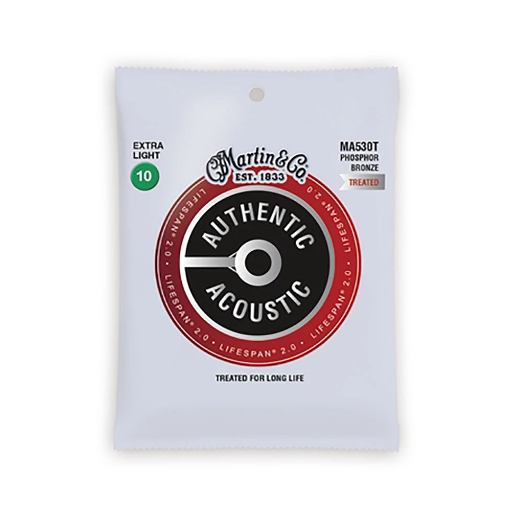 Martin Authentic Strings Treated - 10/47 Extra Light - 92/8