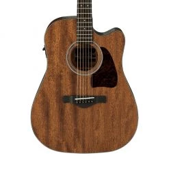 Acoustic Guitars Ibanez AW54CE - Artwood Dreadnought Acoustic Guitar - Open Pore Natural