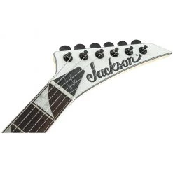 Electric Guitars Jackson - X Series Signature Gus G. Star - Rosewood Fingerboard - Satin White With Black Pinstripes