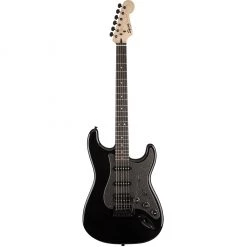 Electric Guitars Squier FSR Bullet Stratocaster HSS With Tremolo - Black Metallic - Laurel