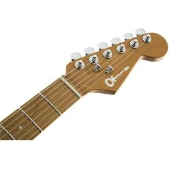 Electric Guitars Charvel Pro Mod DK24 - Satin Burgundy Mist - Caramelised Maple Fingerboard