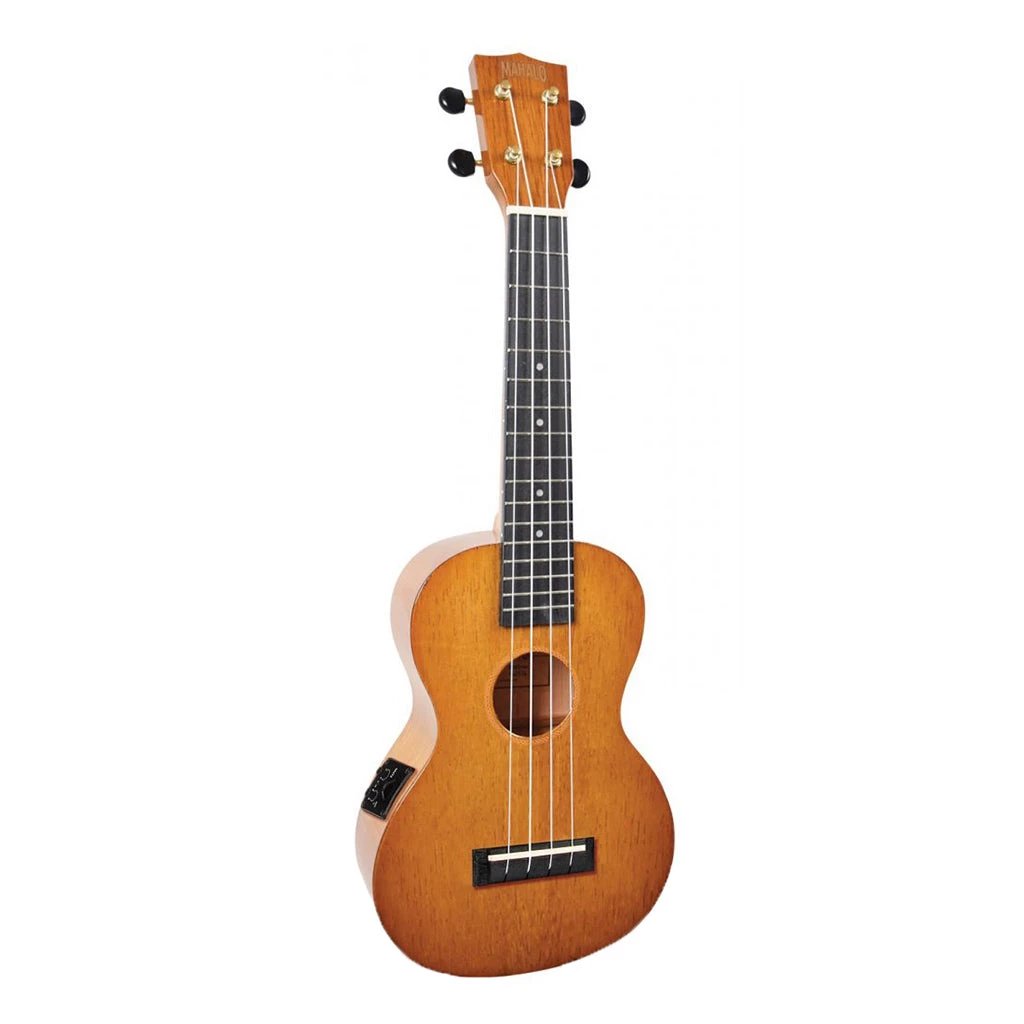Ukuleles Mahalo Hano Concert Ukulele With Pickup - Vintage Natural Gloss