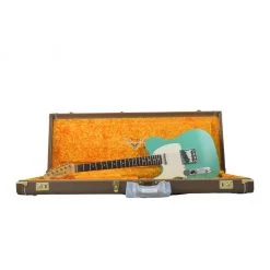 Fender Custom Shop - LTD 60 Tele Left Handed Journeyman Relic - Aged Faded Surf Green Electric Guitars