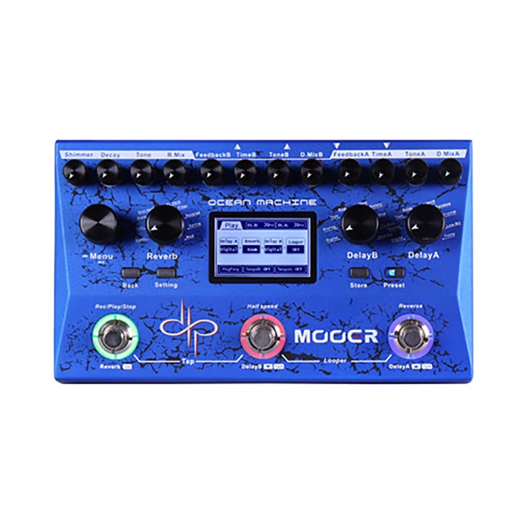 See All Mooer Devin Townsend Ocean Machine - Premium Dual Delay, Reverb & Looper Unit