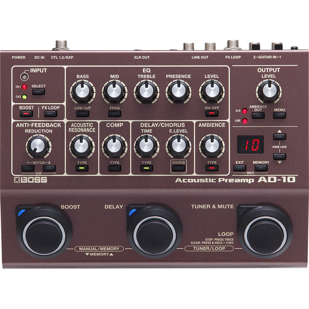 Boss AD-10 Acoustic Instrument Processor