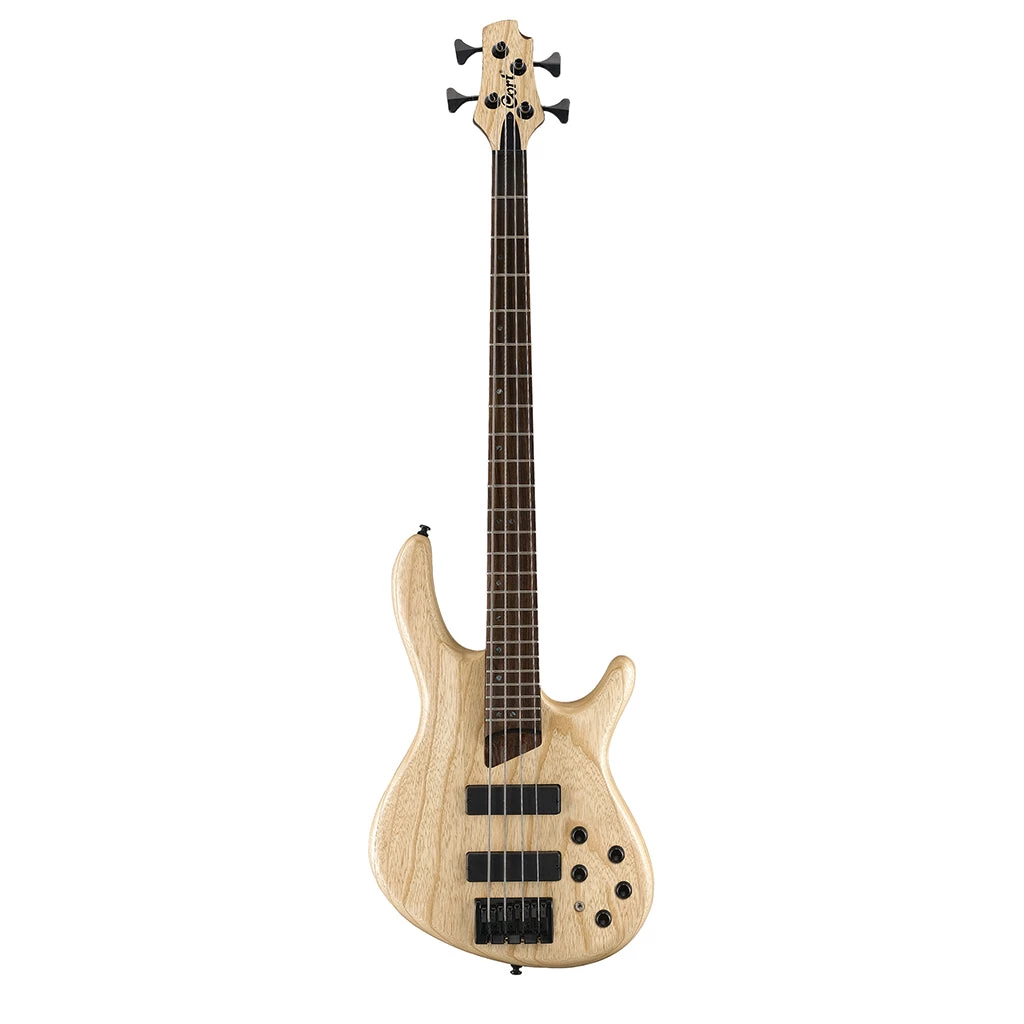 Bass Guitars Cort B4 Plus Bass - Open Pore Mahogany