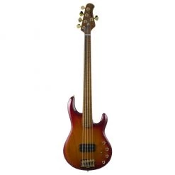 Bass Guitars Ernie Ball Music Man Ball Family Reserve - Sting Ray 5 Special Fuego Fretless Bass