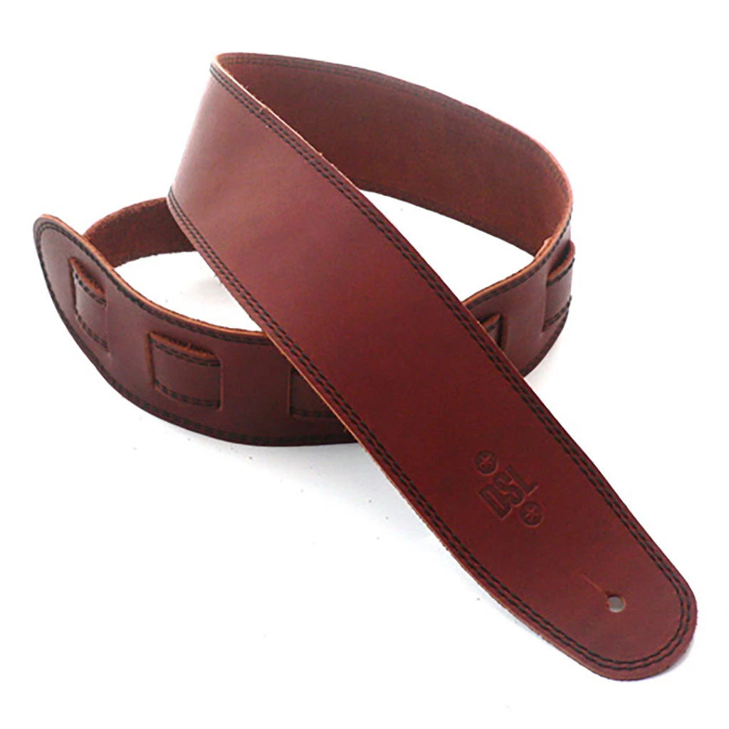 See All DSL SGE25-16-1 Strap 2.5" Single Ply Maroon With Black Stitch