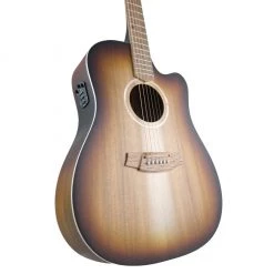 Cole Clark FL2EC-BLBL-SUN Fat Lady All Blackwood Sunburst