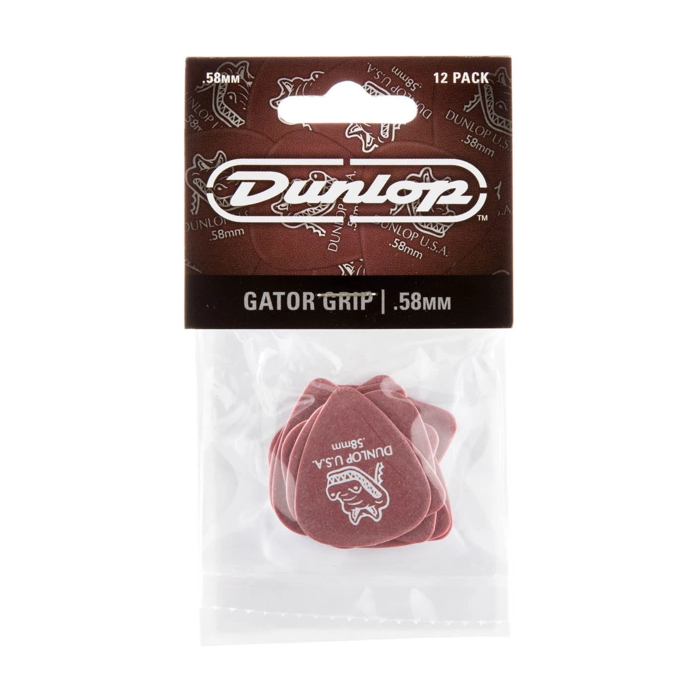 Jim Dunlop Dunlop JP758 - Gator Grip 0.58mm Picks 12pk
