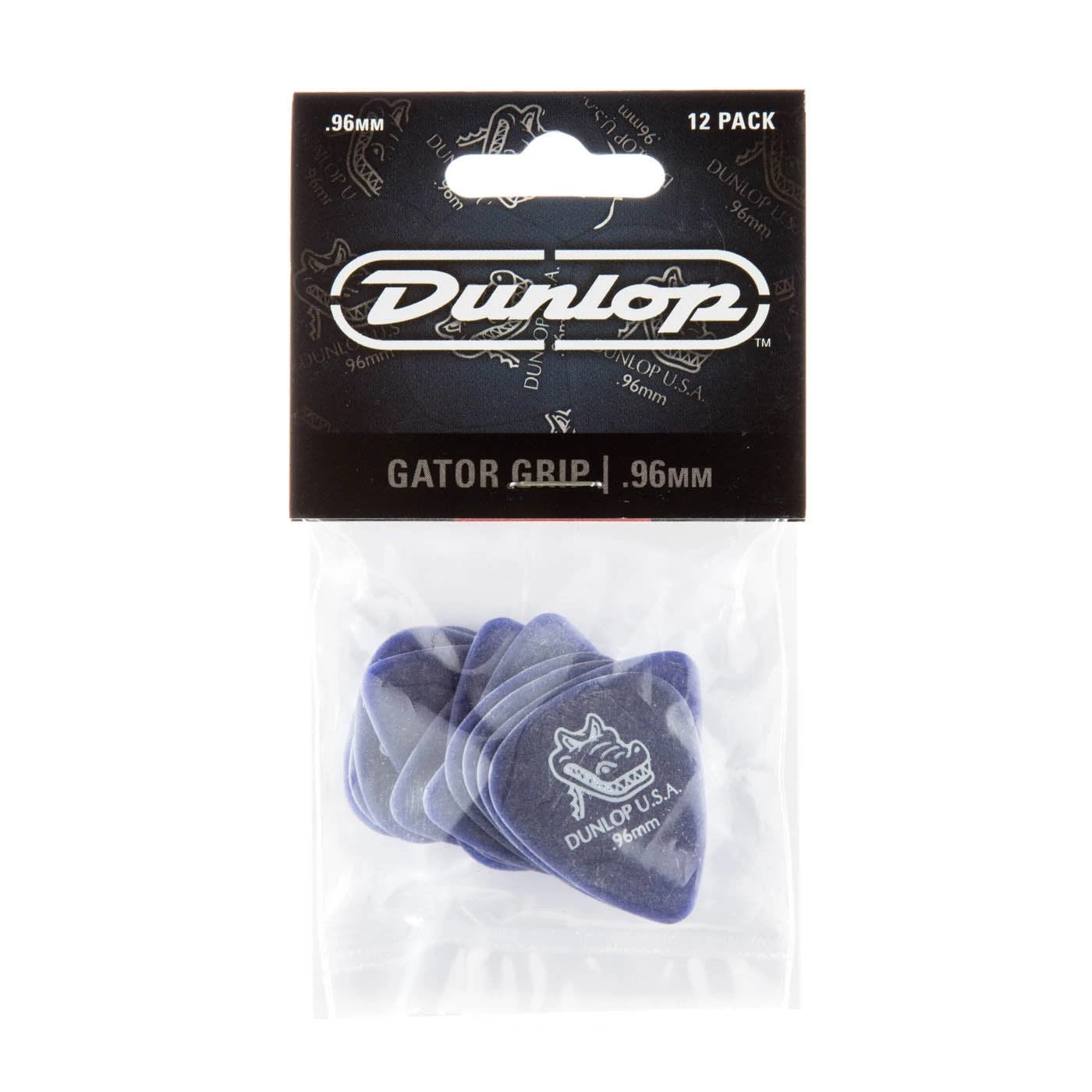 Jim Dunlop Dunlop JP796 - 0.96mm Gator Grip Picks 12pk See All