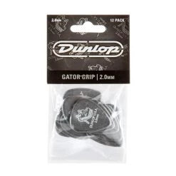 Jim Dunlop See All Dunlop JP720- 2.0mm Gator Grip Picks 12pk