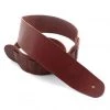 See All DSL SGE25-16-2 Strap 2.5" Single Ply Maroon With Brown Stitch