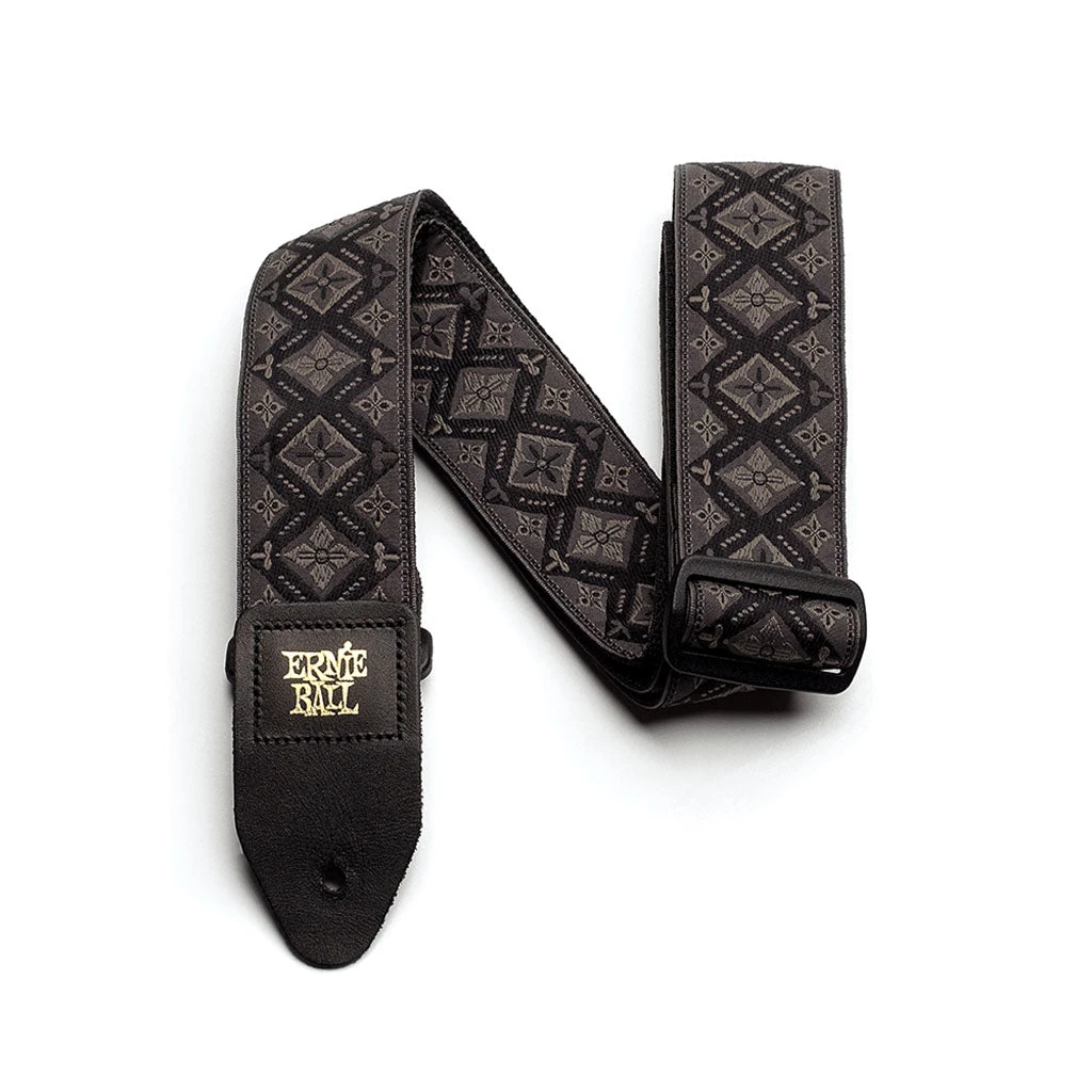 Ernie Ball E4093 Jacquard Strap - Regal Black See All