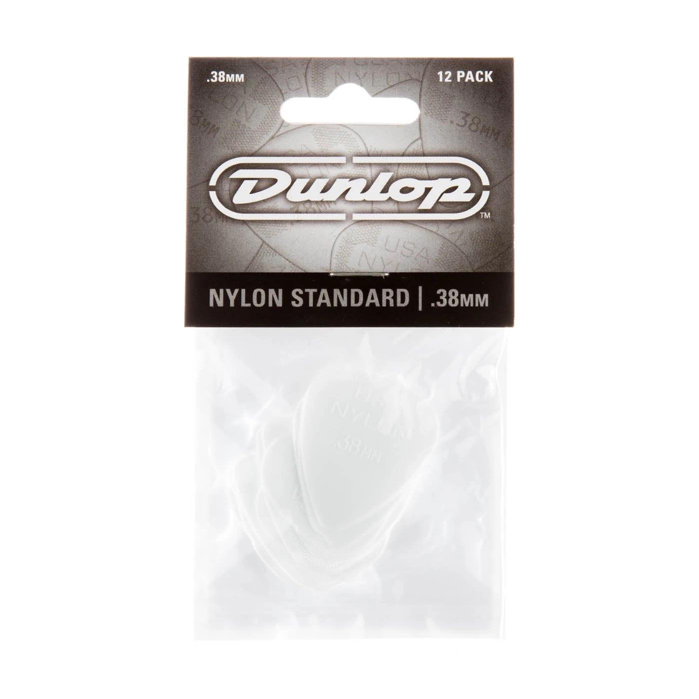 Jim Dunlop See All Dunlop JP238 - Nylon Standard 0.38mm Picks 12pk