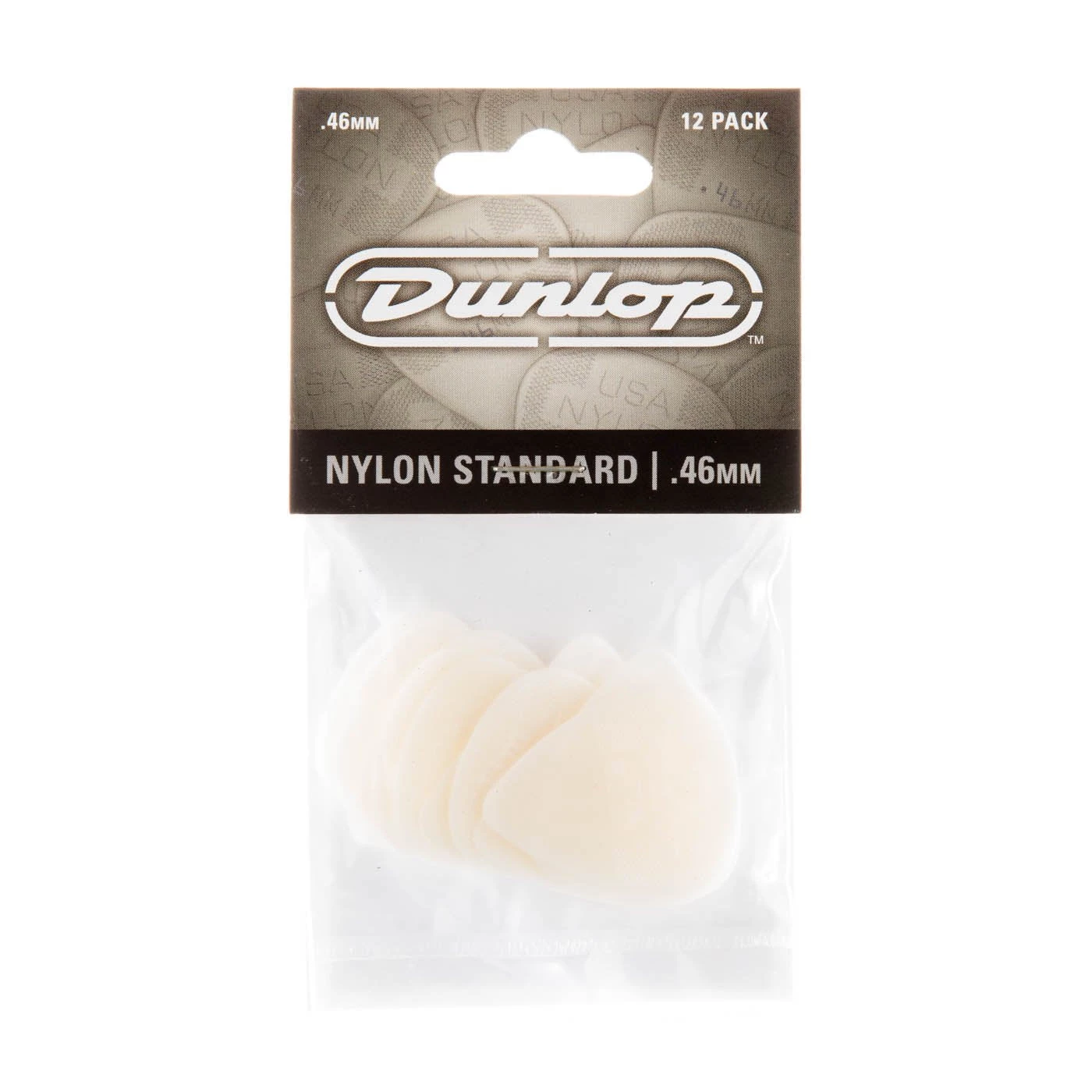 Jim Dunlop Dunlop JP246 - Nylon Standard 0.46mm Picks 12pk See All