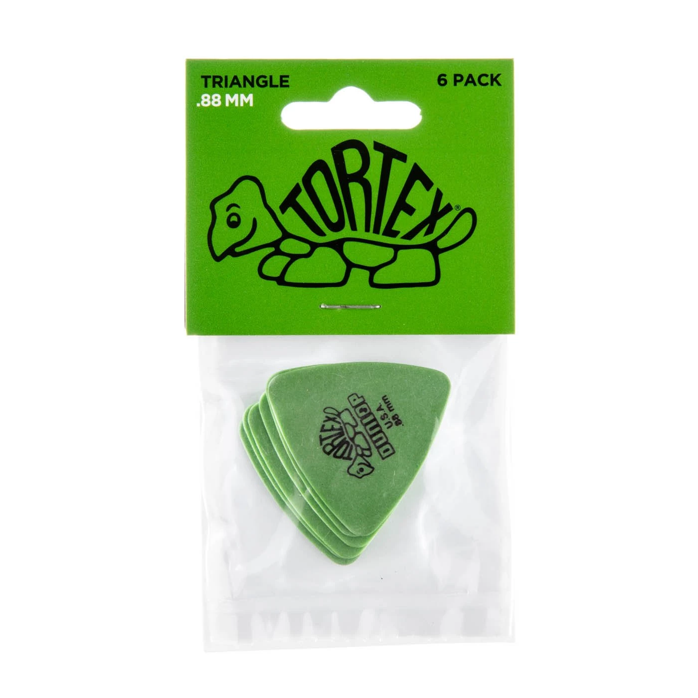 Jim Dunlop See All Dunlop JPT288 - 0.88mm Tortex Triangle Picks 6pk