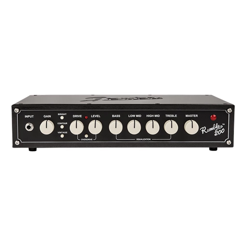 Fender Rumble 200 V3 - 200W Bass Amplified Head Bass Guitar Amps