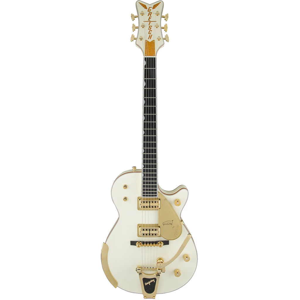 Gretsch G6134T-58 Vintage Select '58 Penguin - Vintage White Electric Guitars