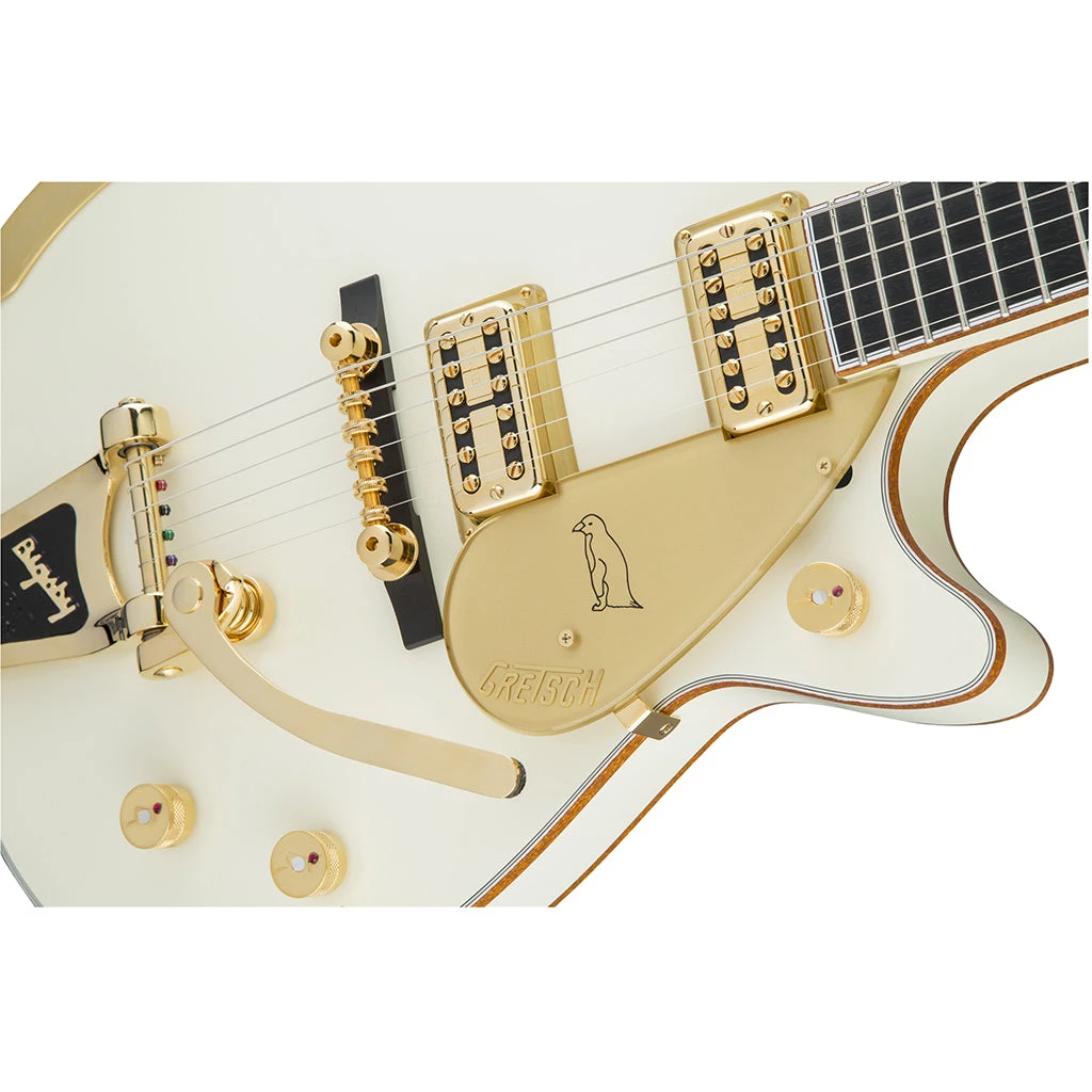 Gretsch G6134T-58 Vintage Select '58 Penguin - Vintage White Electric Guitars