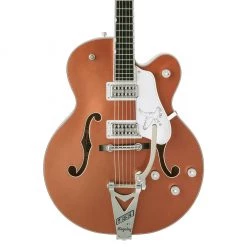Gretsch - G6136T Limited Edition Falcon™ With Bigsby® - Ebony Fingerboard - Two-Tone Copper/Sahara Metallic