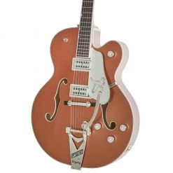 Gretsch - G6136T Limited Edition Falcon™ With Bigsby® - Ebony Fingerboard - Two-Tone Copper/Sahara Metallic