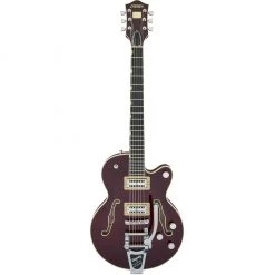Gretsch G6659TFM Players Edition Broadkaster Junior - Tiger Flame Maple Dark Cherry Stain