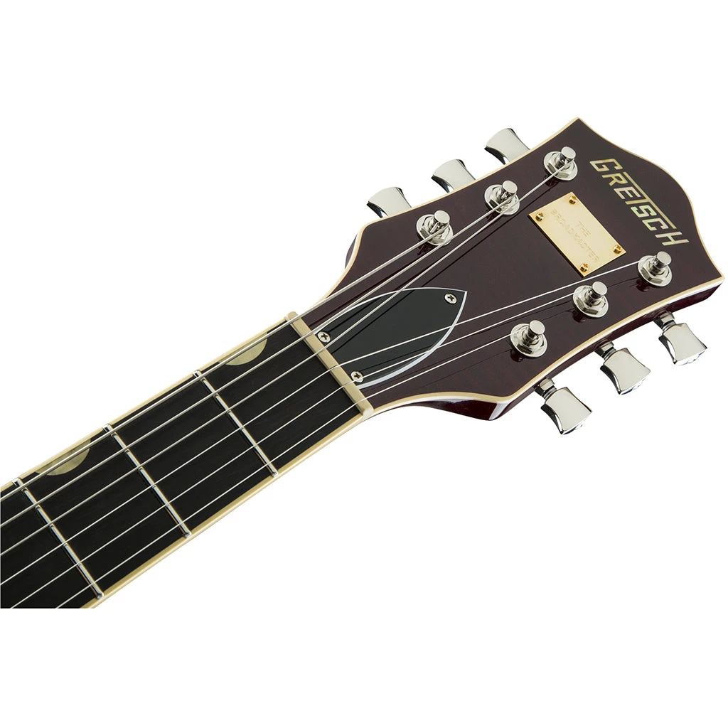 Gretsch G6659TFM Players Edition Broadkaster Junior - Tiger Flame Maple Dark Cherry Stain