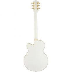 Gretsch - G6659TG Players Edition Broadkaster® Jr. Center Block Single-Cut With String-Thru Bigsby® - Ebony Fingerboard - Vintage White Electric Guitars