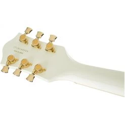 Gretsch - G6659TG Players Edition Broadkaster® Jr. Center Block Single-Cut With String-Thru Bigsby® - Ebony Fingerboard - Vintage White Electric Guitars