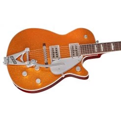 Electric Guitars Gretsch - G6129T-89 Vintage Select ‘89 Sparkle Jet™ With Bigsby® - Rosewood Fingerboard - Gold Sparkle