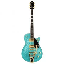 Gretsch G6229TG Limited Edition Players Edition Sparkle Jet™ BT With Bigsby® And Gold Hardware, Ebony Fingerboard, Ocean Turquoise Sparkle