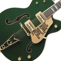 Gretsch G6136I Bono Irish Falcon™, Ebony Fingerboard, Soul Green Electric Guitars